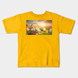 Easter basket Kids T-Shirt